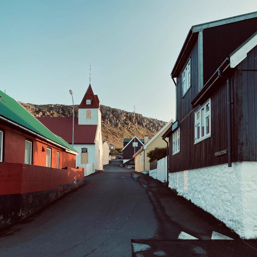 Peddastova In The Heart Of Fishing Village Skopun Exteriör bild